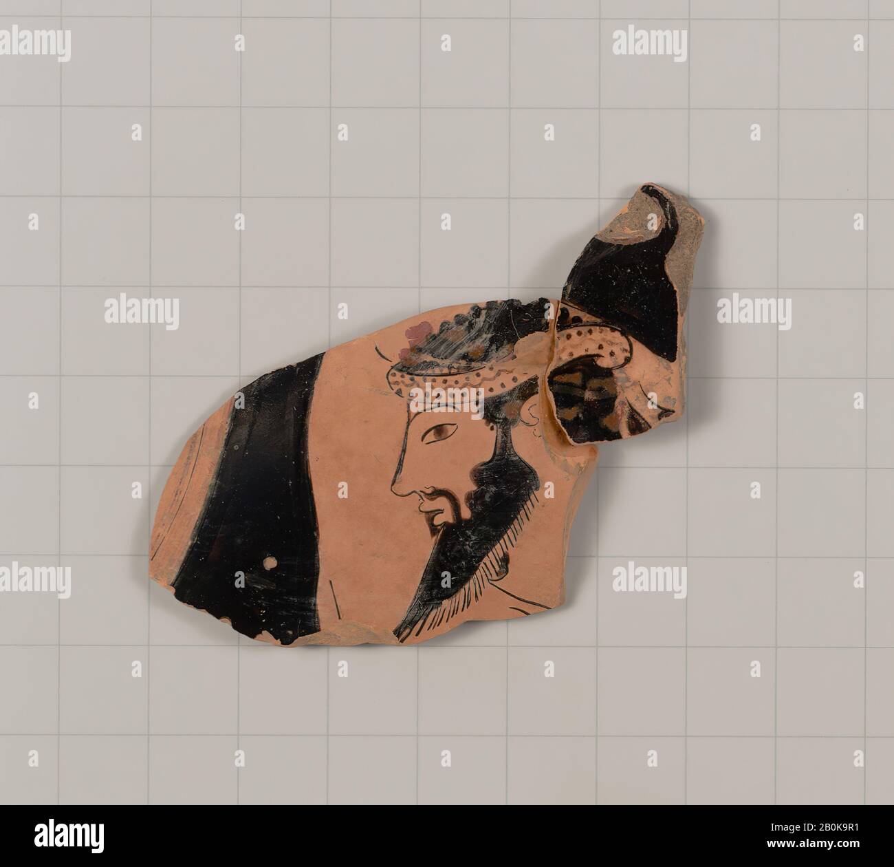 Attributed to Myson, Terracotta fragment of a pot, Greek, Attic