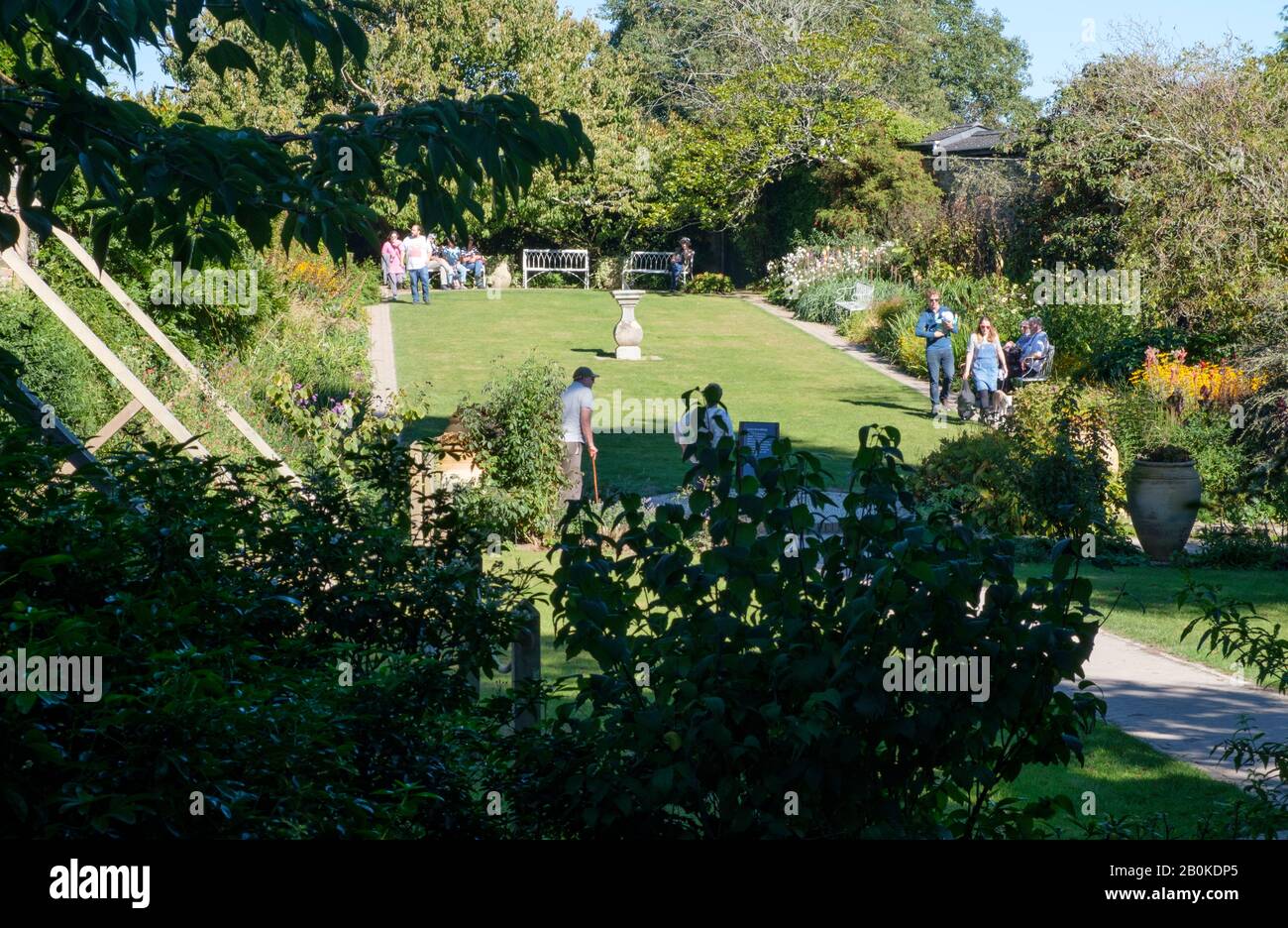 The Sundial Garden in the Lost Gardens of Heligan takes its name from