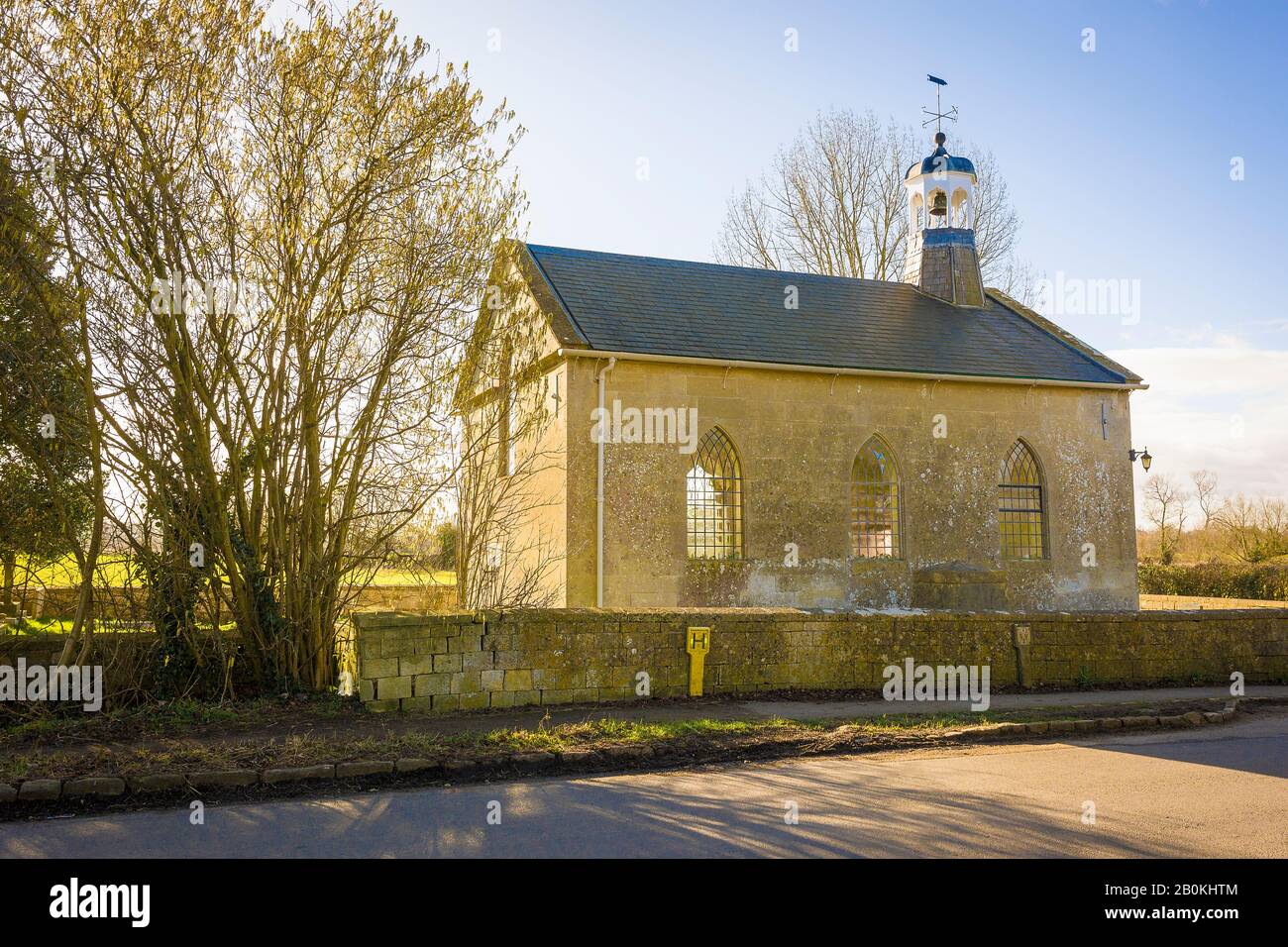 St Giles church at Tytherton Kellaways near Chippenham Wiltshire England UK Stock Photo