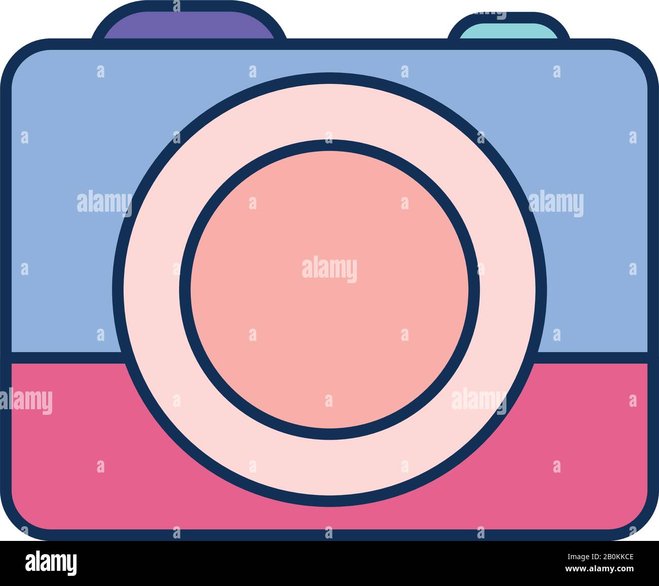 Camera device line fill style icon design, Gadget technology ...