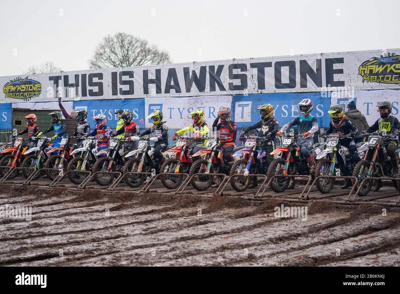 Riders Leave The Start Gate During The Mx 125 Race 1 During The Hawkstone International Motocross Race In Hawkstone Park Shrewsbury United Kingdom February 9 Photo By Ios Espa Images Stock Photo Alamy Riders Leave The Start Gate During The Mx 125 Race 1 During The Hawkstone International Motocross Race In Hawkstone Park Shrewsbury United Kingdom February 9 Photo By Ios Espa Images Stock Photo Alamy
