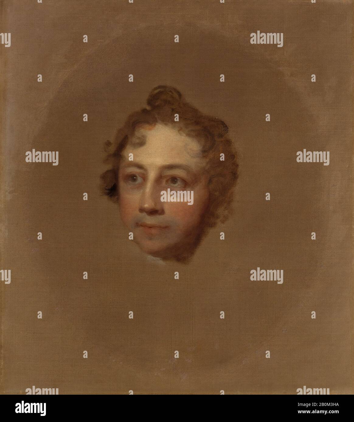 Gilbert Stuart, Washington Allston, American, Gilbert Stuart (American, North Kingston, Rhode Island 1755–1828 Boston, Massachusetts), ca. 1819–20, American, Oil on canvas, 24 x 21 1/2 in. (61 x 54.6 cm), Paintings Stock Photo