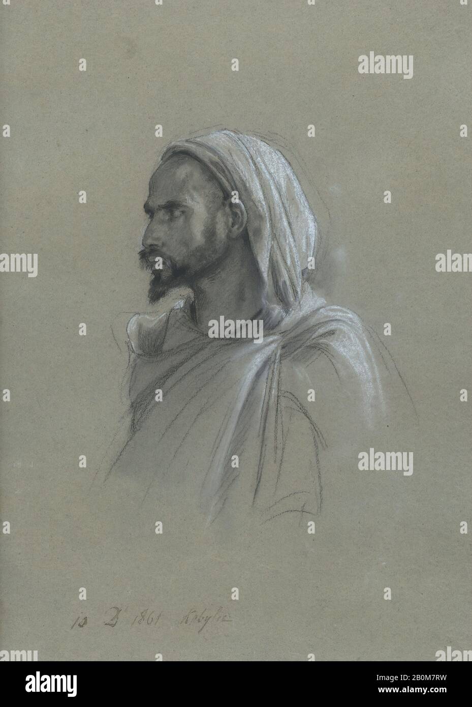 Isidore Pils, Study for 'Visit of the Emperor Napoleon III and the