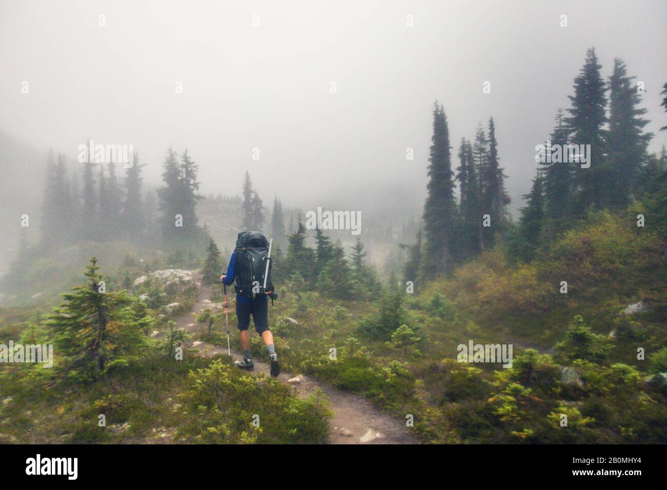 Hiking in the rain hi-res stock photography and images - Alamy