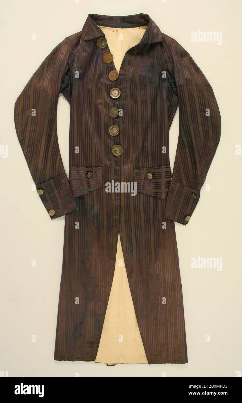 Coat, Spanish, ca. 1800, Spanish Stock Photo Alamy