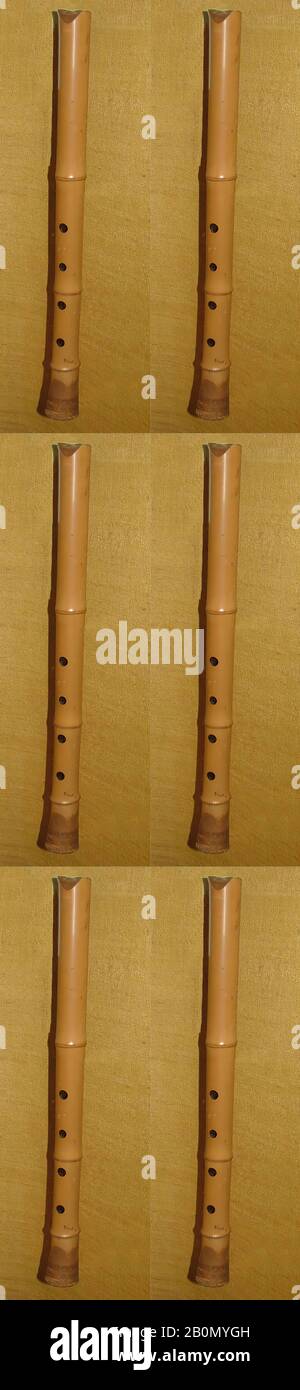 Shakuhachi Japanese 19th century Japan Japanese Bamboo horn