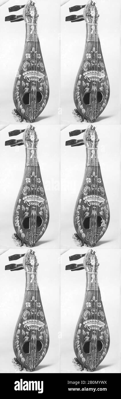 Kemenche, Turkish, late 19th century, Egypt, Bulgaria or Turkey?, Turkish, Wood, L. 40.6 cm (16 in.), W. 15.2 cm (6 in.), Chordophone-Lute-bowed-unfretted Stock Photo