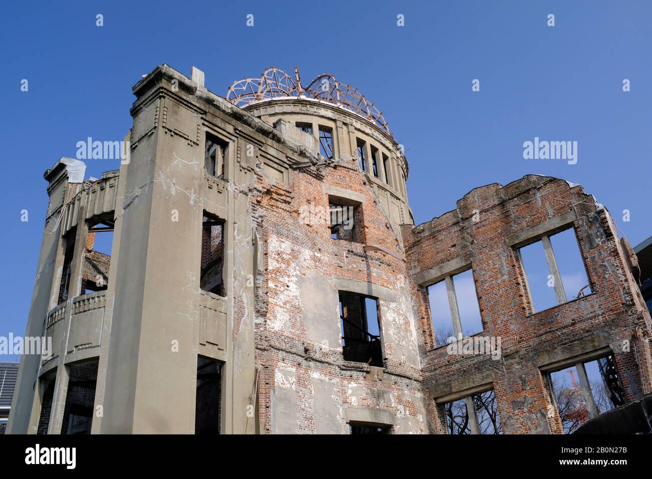 Atomic Bomb Dome in Hiroshima, Japan Stock Photo