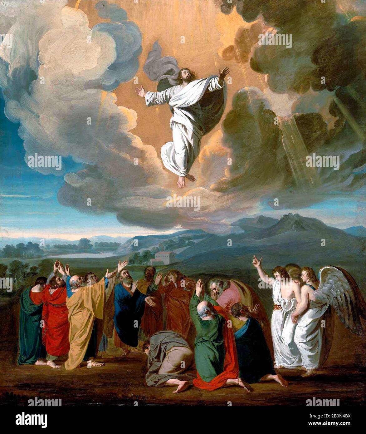 Jesus Ascending to Heaven - John Singleton Copley, cica 1775 Stock Photo