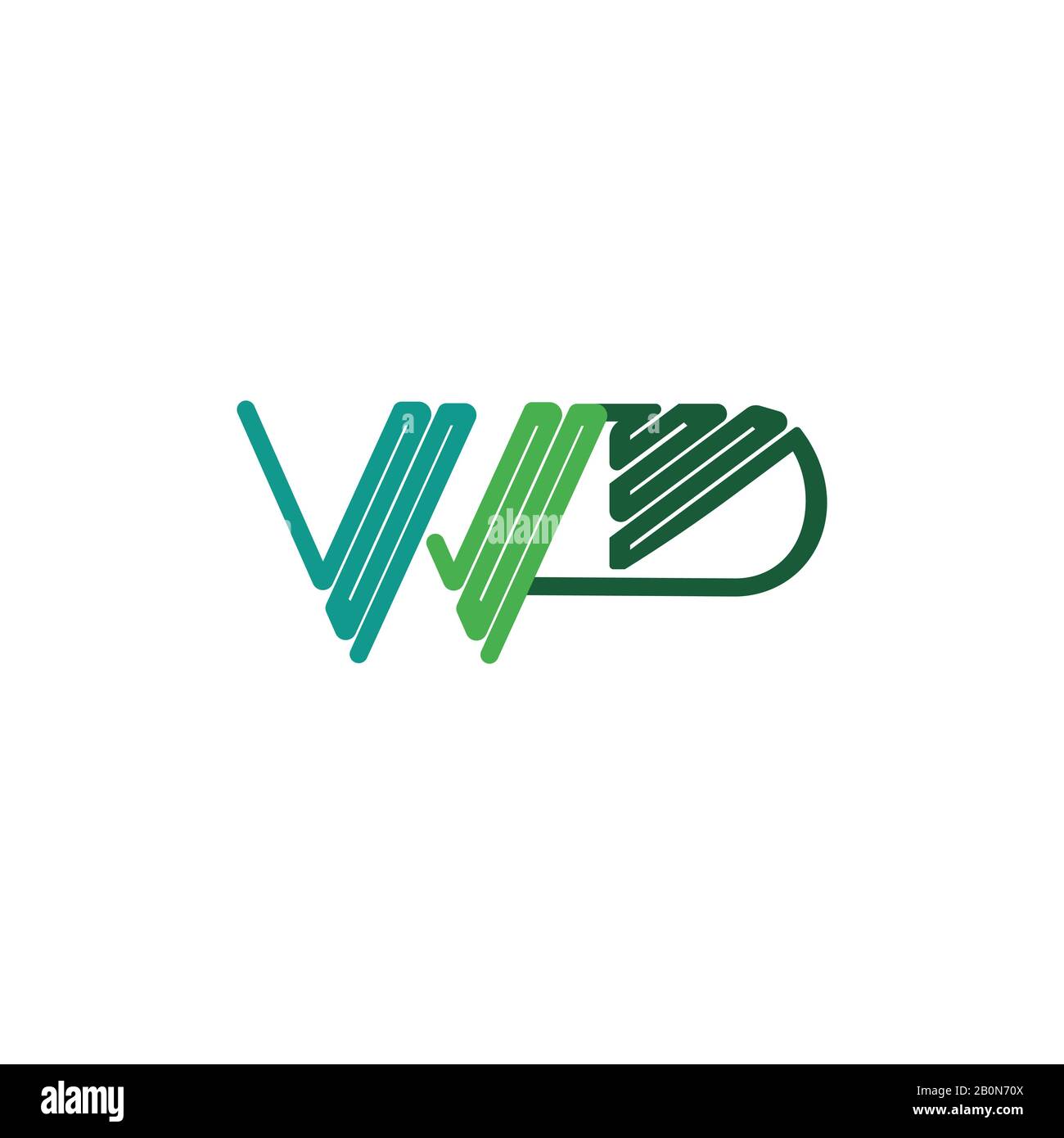 Initial letter wp or pw logo design template Stock Vector Image & Art ...