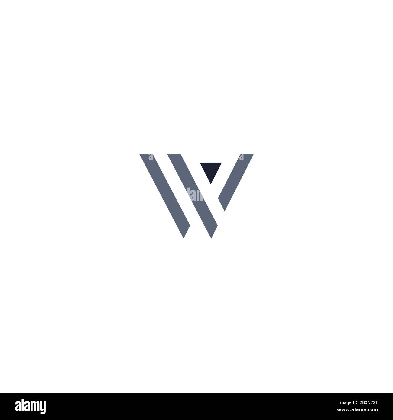 Initial letter wp or pw logo design template Stock Vector Image & Art ...