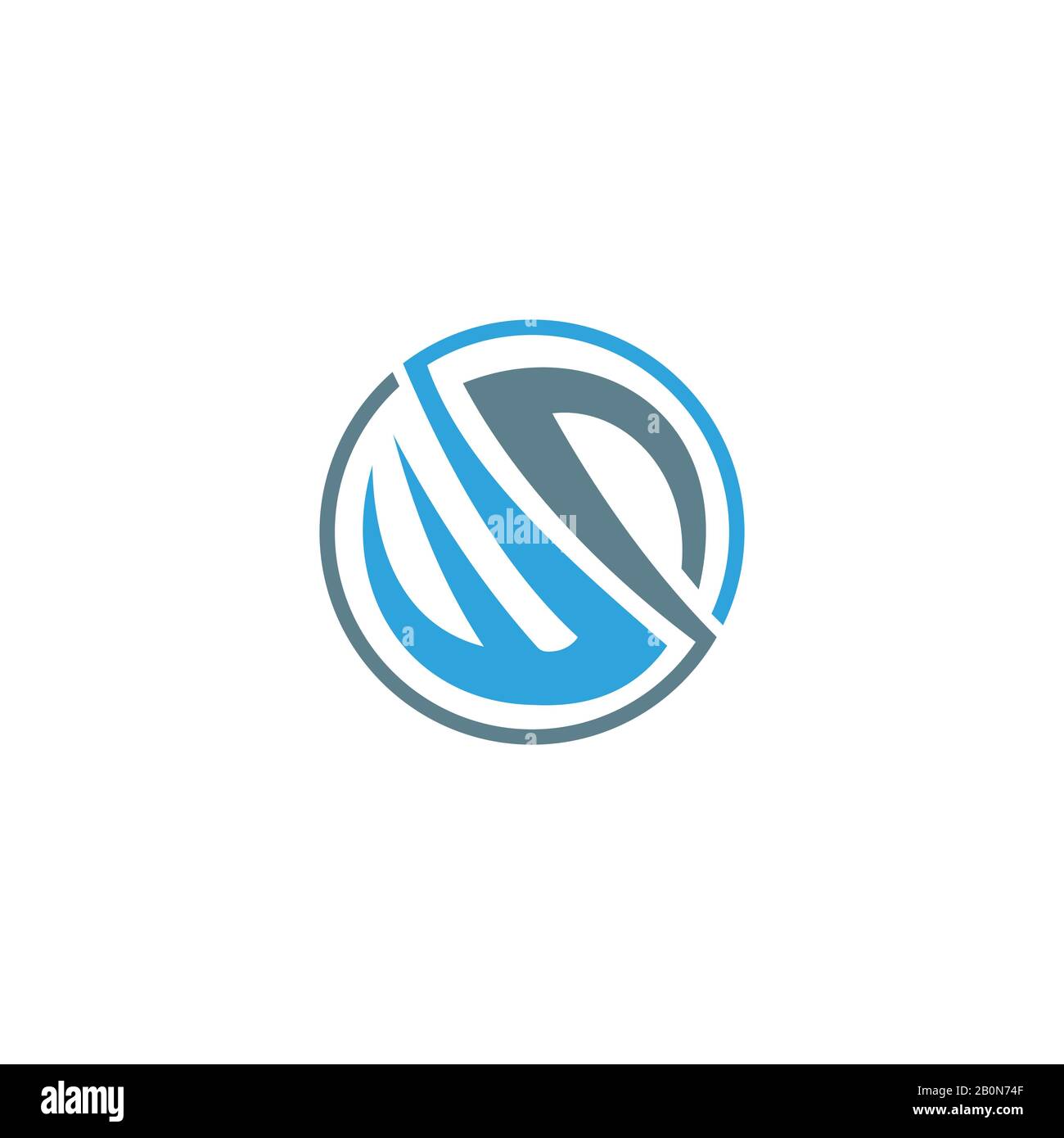 Initial letter wp or pw logo design template Stock Vector Image & Art ...