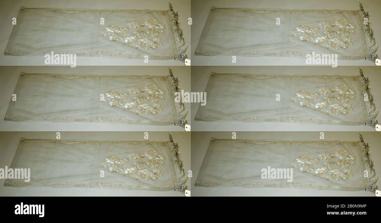 Scarf, Spanish, 19th century, Spanish Stock Photo Alamy