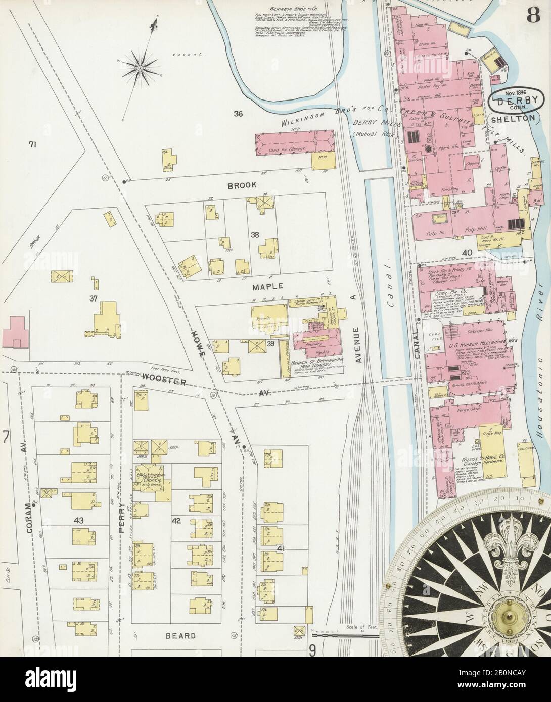 Derby Street Map 1950 Derby Street Map High Resolution Stock Photography And Images - Alamy