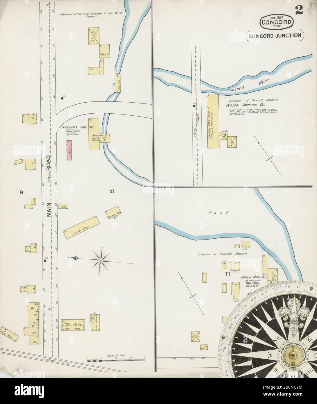 Map of concord hires stock photography and images Alamy