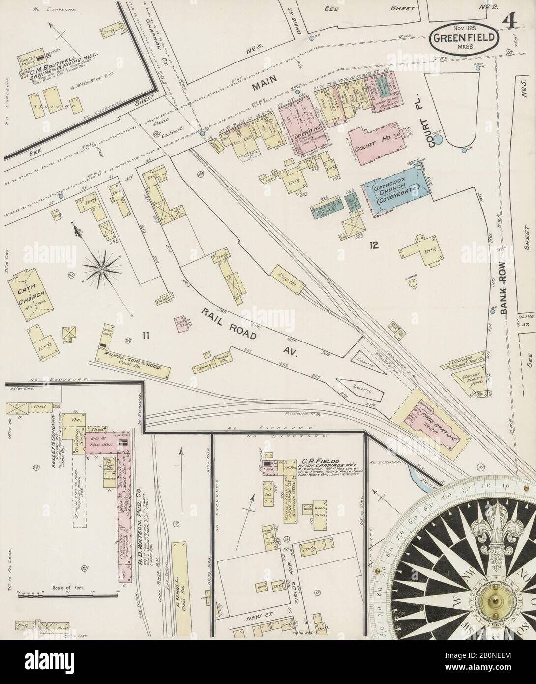 Map Of Franklin County Ma Page 4 - Greenfield Massachusetts High Resolution Stock Photography And  Images - Alamy