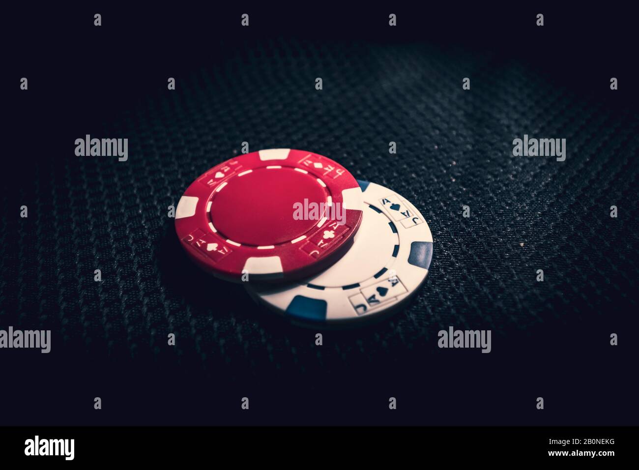 small Ante for poker game in casino Stock Photo - Alamy