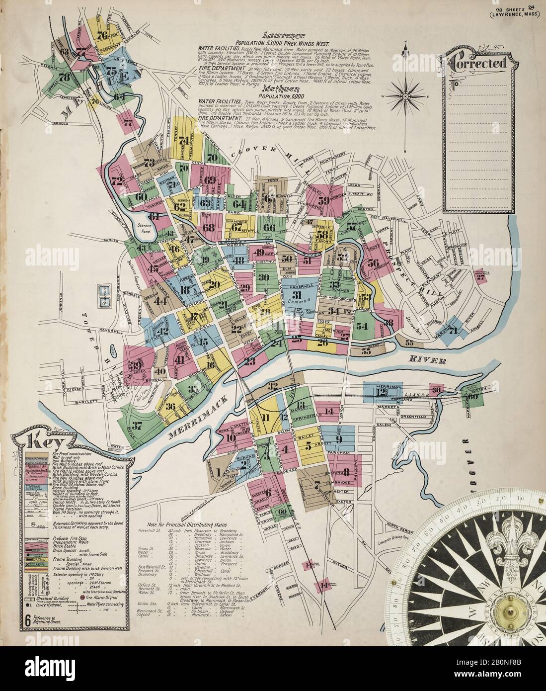 Methuen massachusetts map hires stock photography and images Alamy