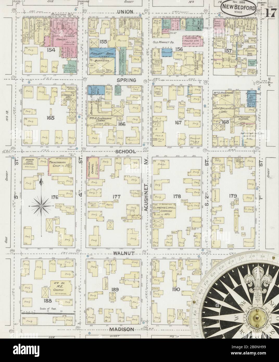 Map of fairhaven hires stock photography and images Alamy
