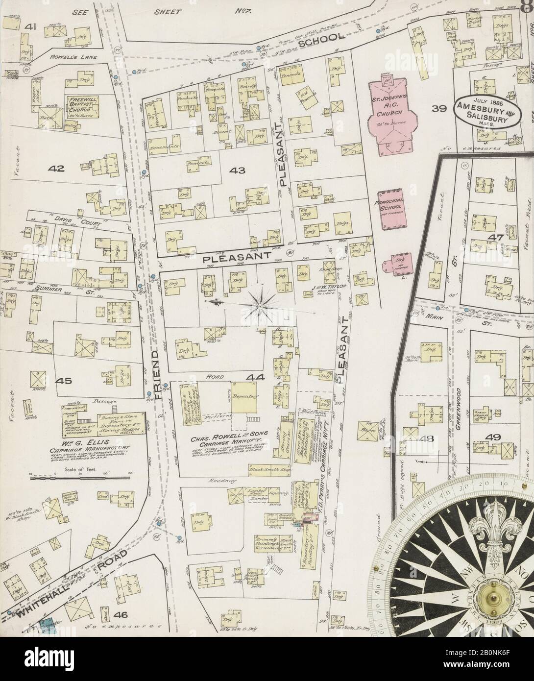 Map of salisbury hires stock photography and images Alamy