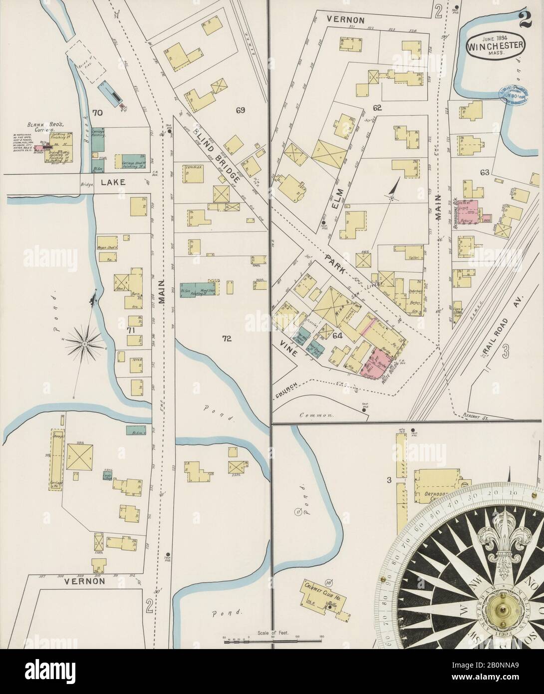Image 2 of Sanborn Fire Insurance Map from Winchester, Middlesex County