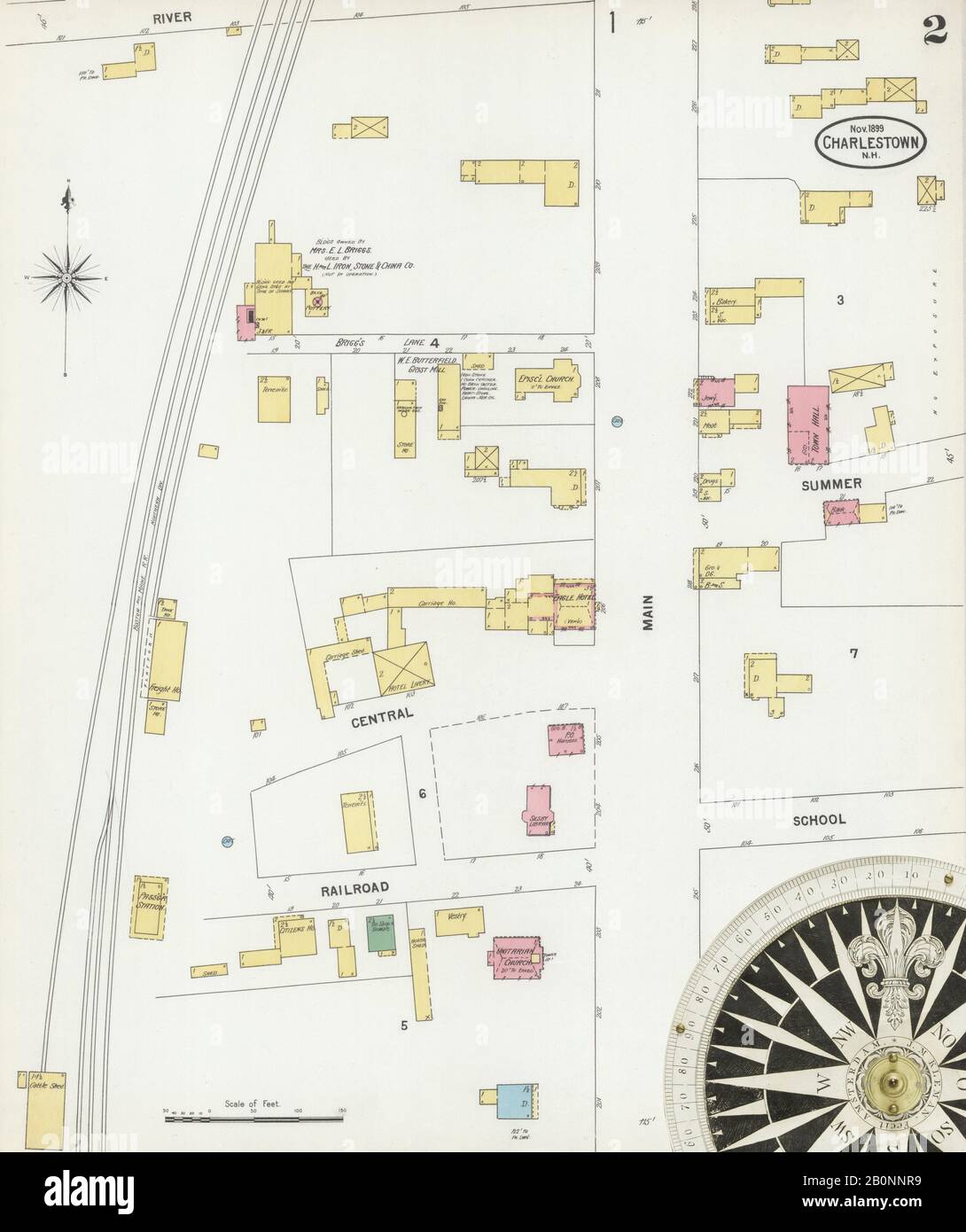 Map of charlestown hires stock photography and images Alamy
