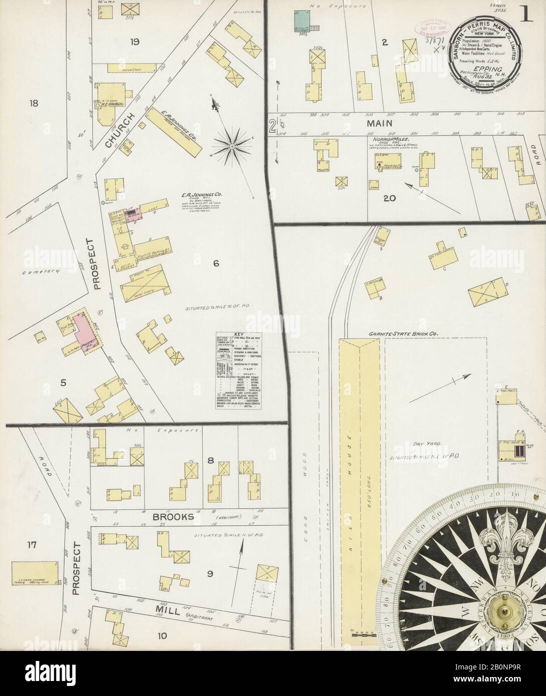 Map of epping new hampshire hires stock photography and images Alamy