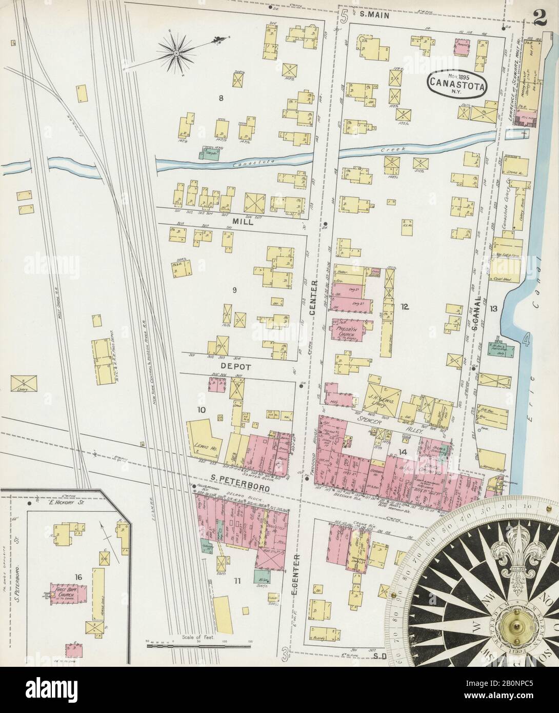 Image 2 of Sanborn Fire Insurance Map from Canastota, Madison County