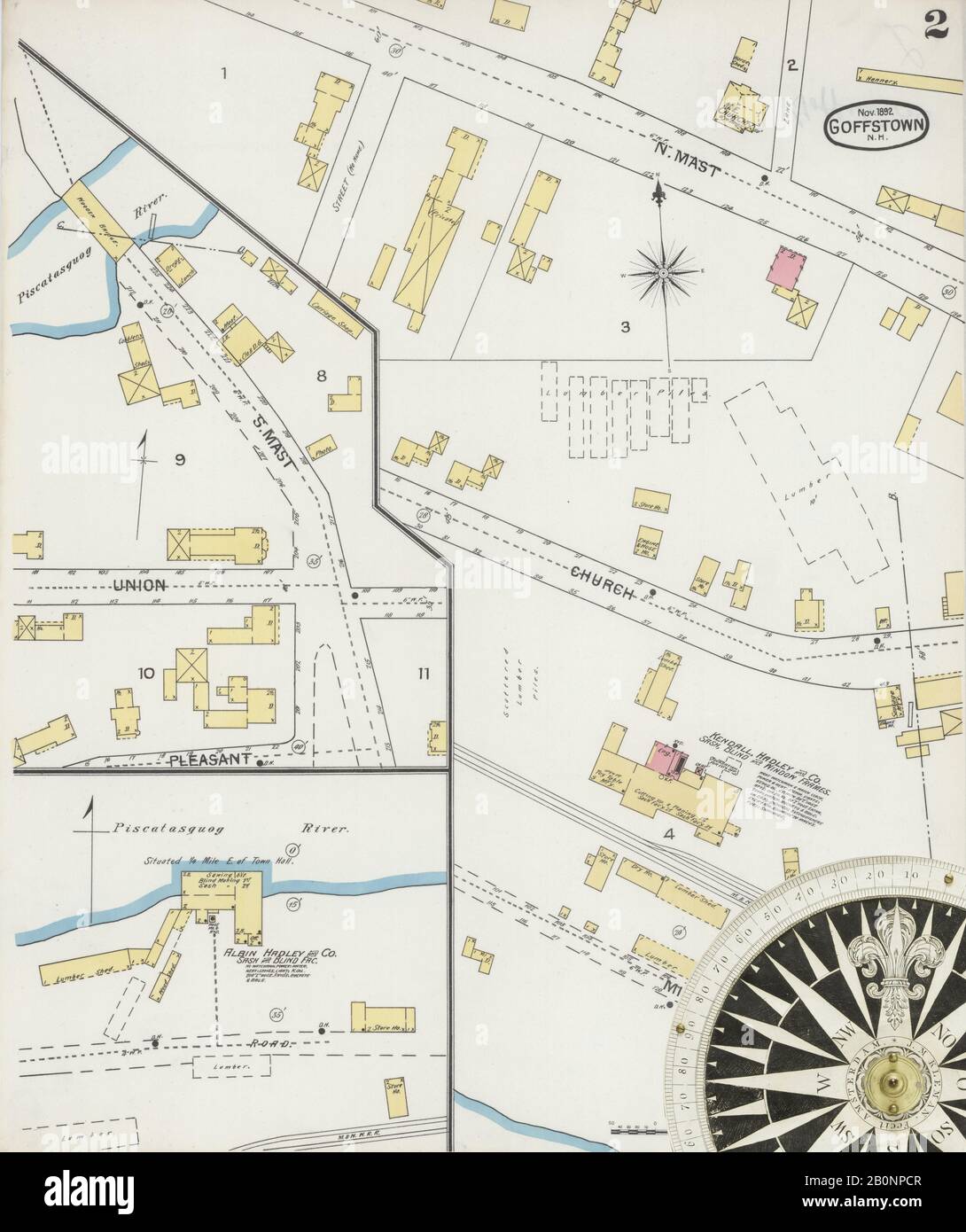 Map of goffstown hires stock photography and images Alamy
