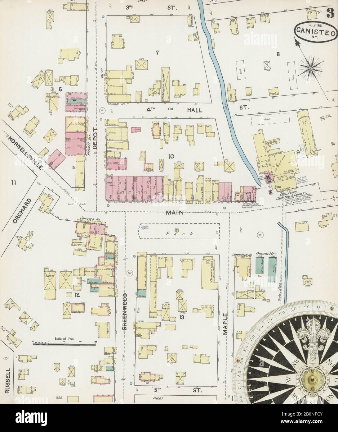 Map of canisteo new york hires stock photography and images Alamy