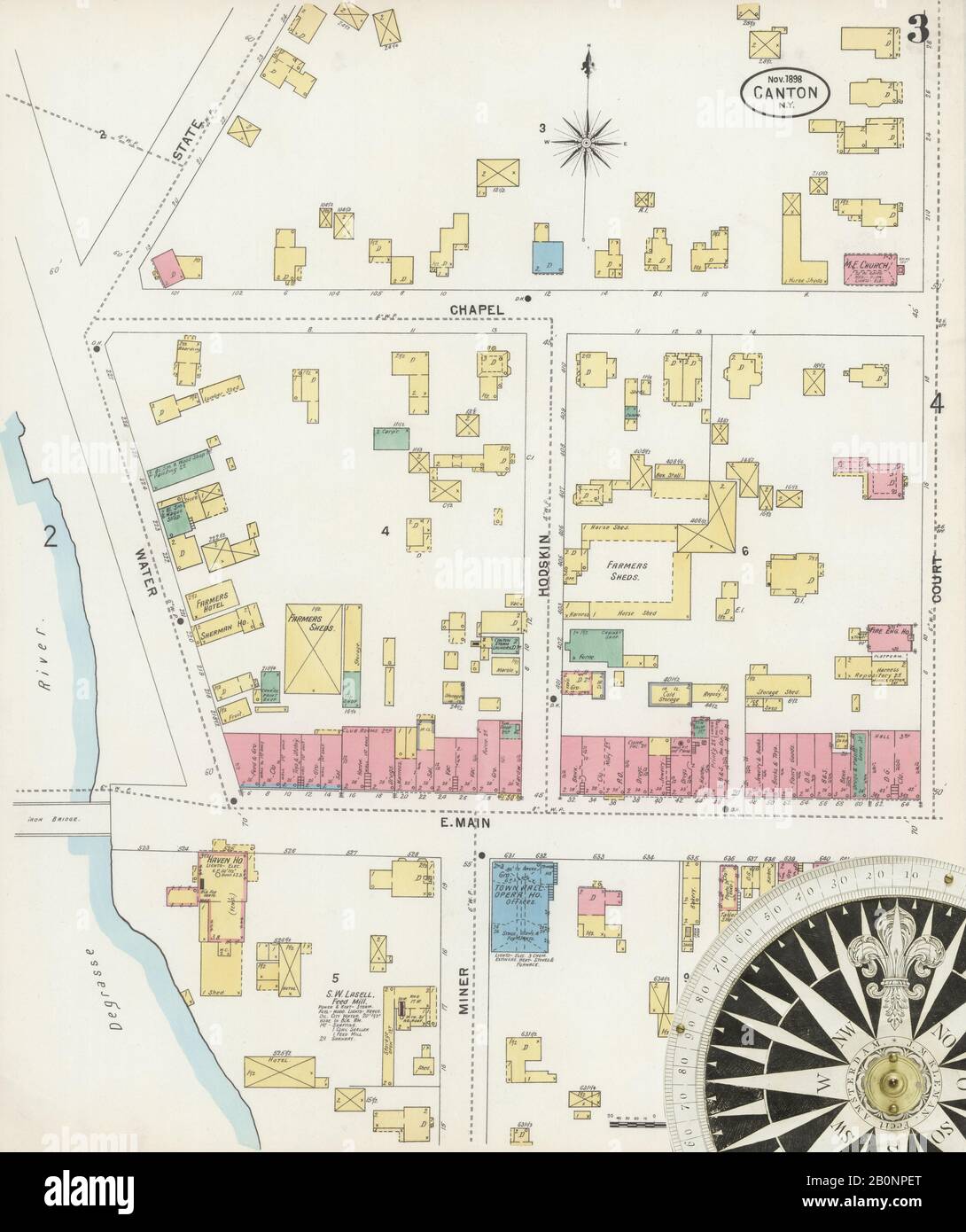 Canton new york map hires stock photography and images Alamy