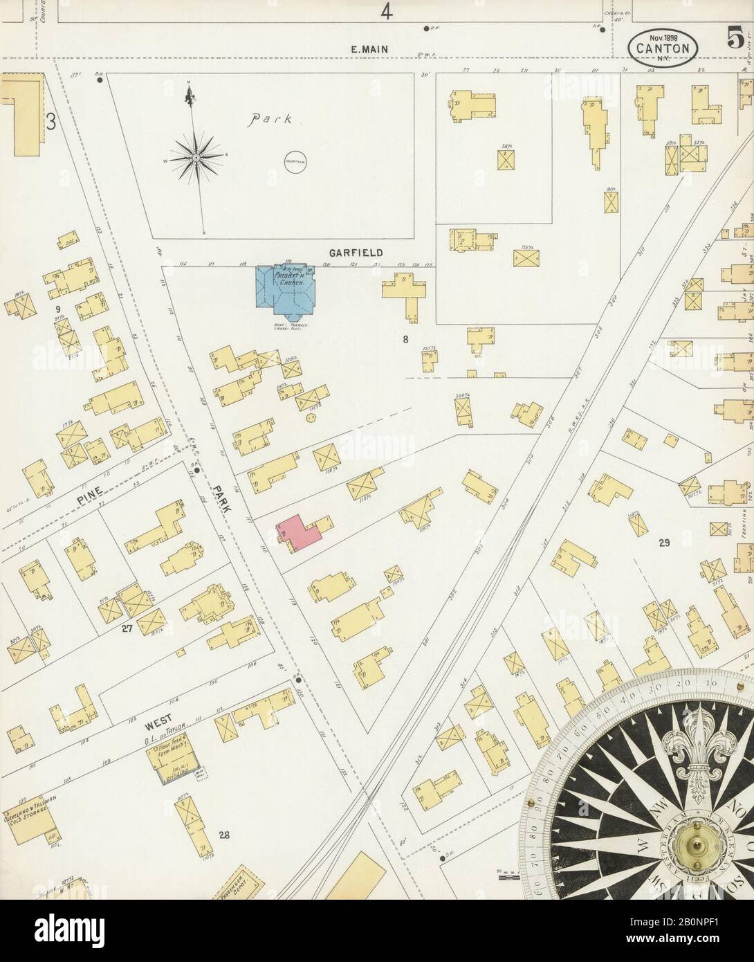 Map of canton new york hires stock photography and images Alamy