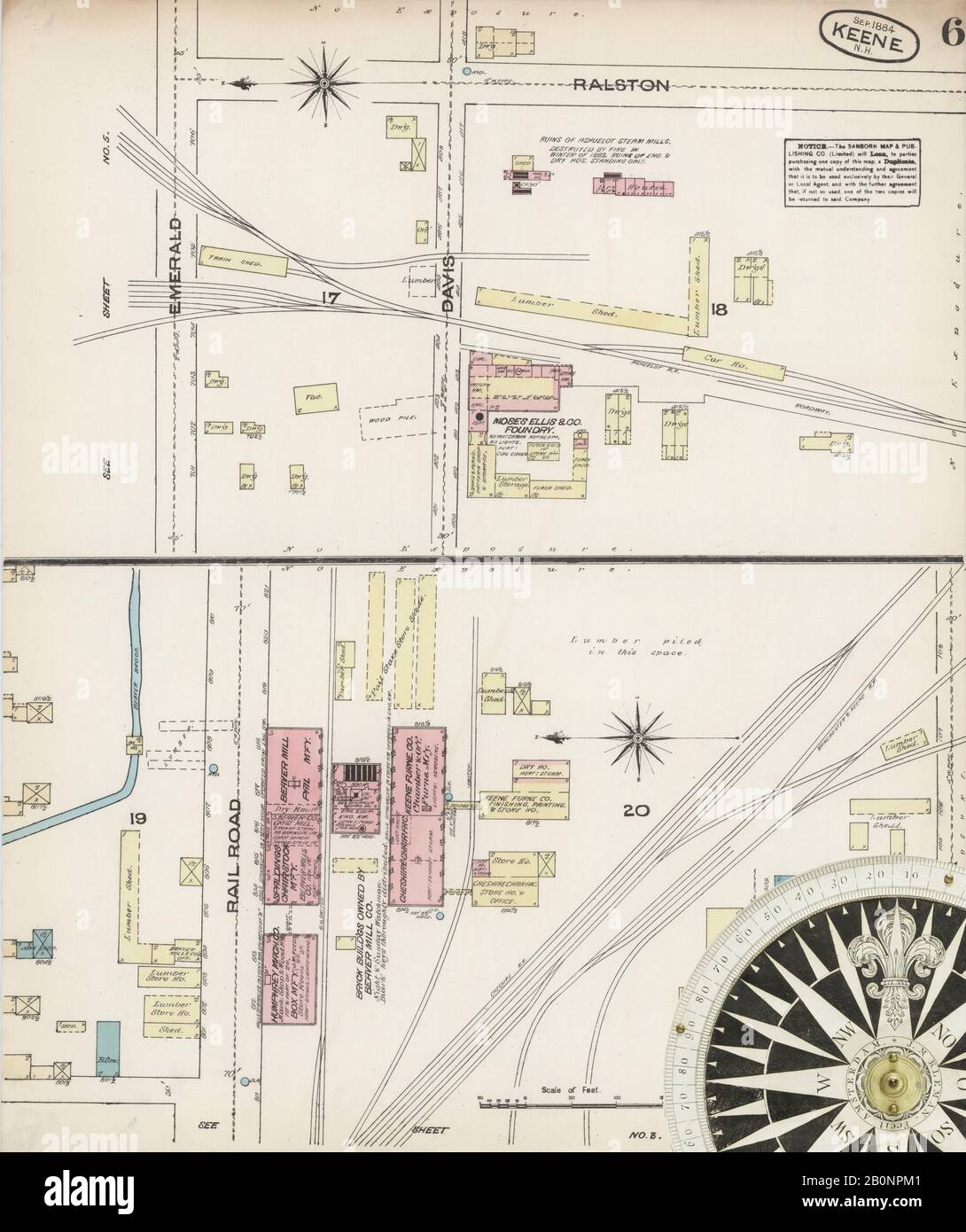 Map of keene hires stock photography and images Alamy