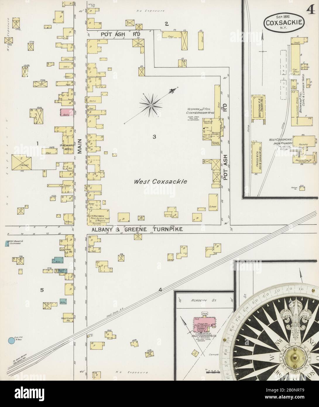 Image 4 of Sanborn Fire Insurance Map from Coxsackie, Greene County ...