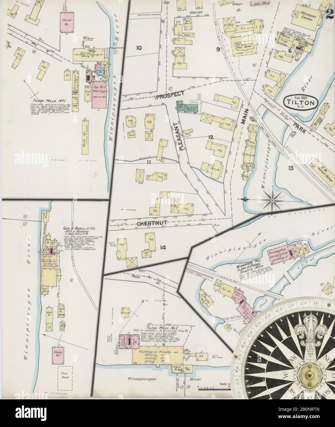 Image 2 of Sanborn Fire Insurance Map from Tilton, Belknap County, New