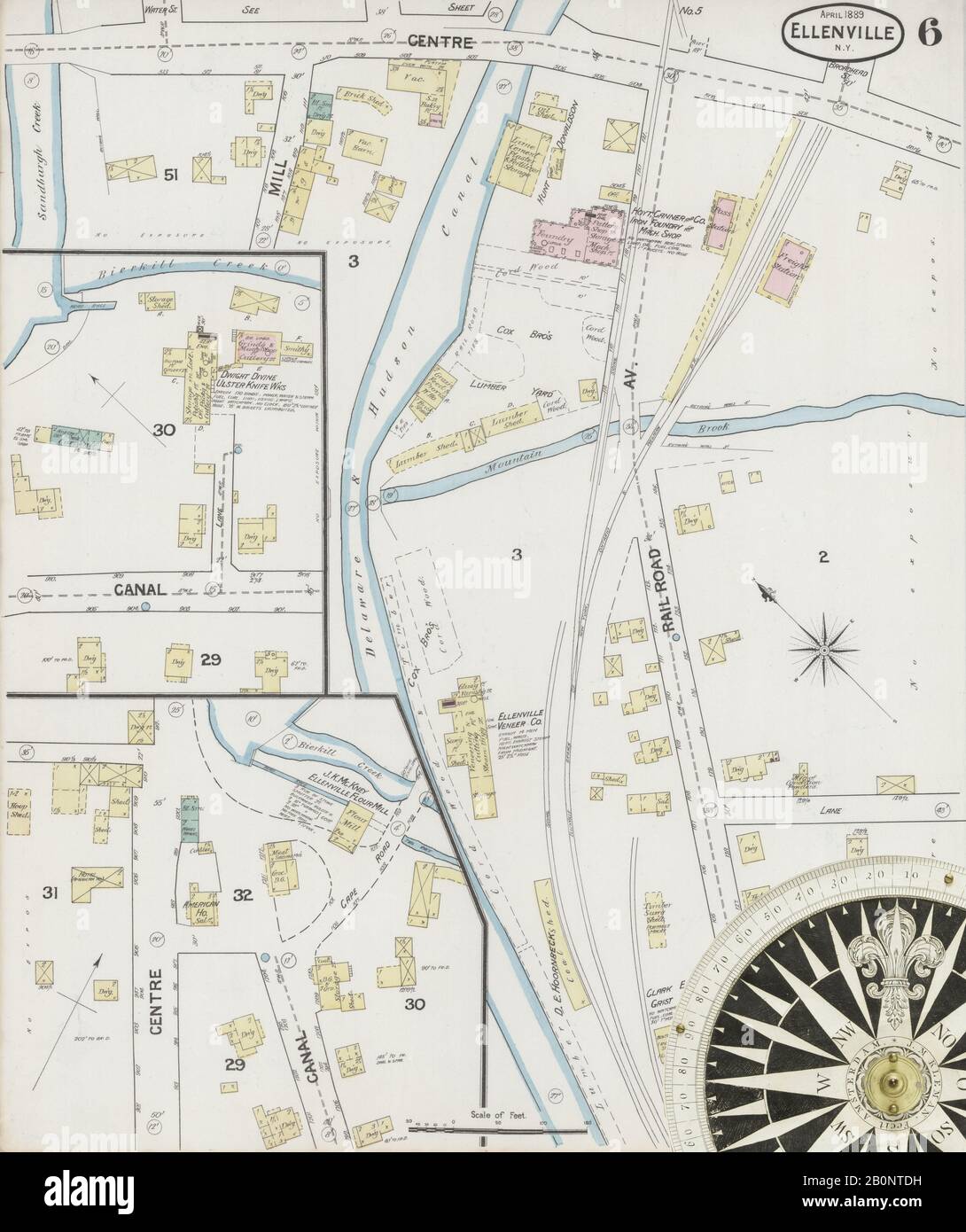 Map of ellenville hires stock photography and images Alamy