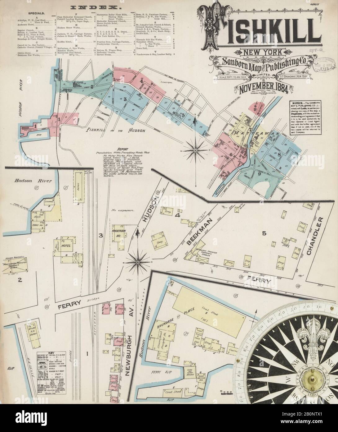 Fishkill new york map hires stock photography and images Alamy