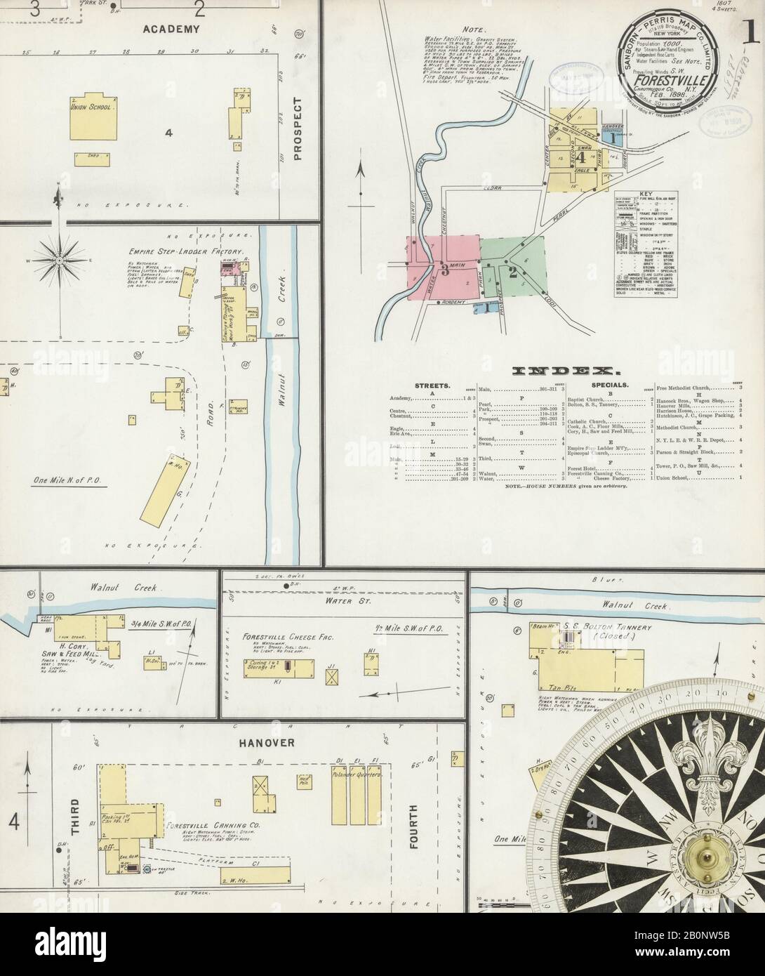 Map of forestville hires stock photography and images Alamy