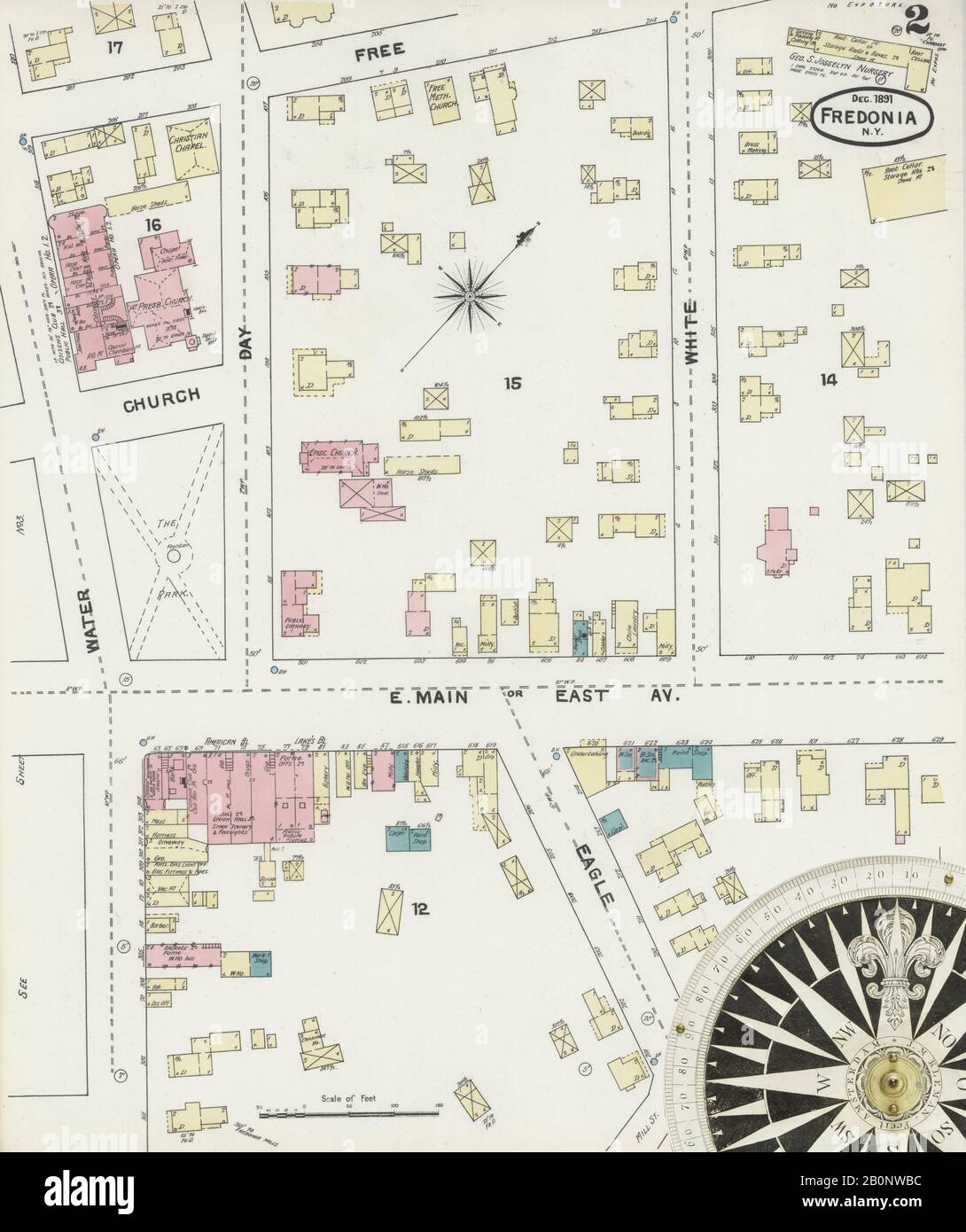 Map of fredonia new york hires stock photography and images Alamy