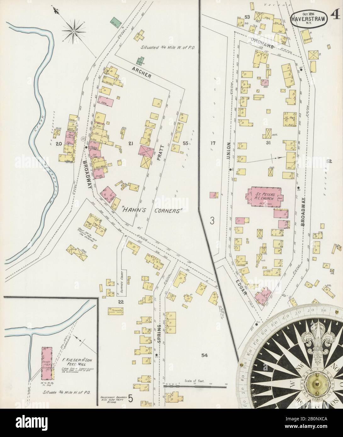 Image 4 of Sanborn Fire Insurance Map from Haverstraw, Rockland County