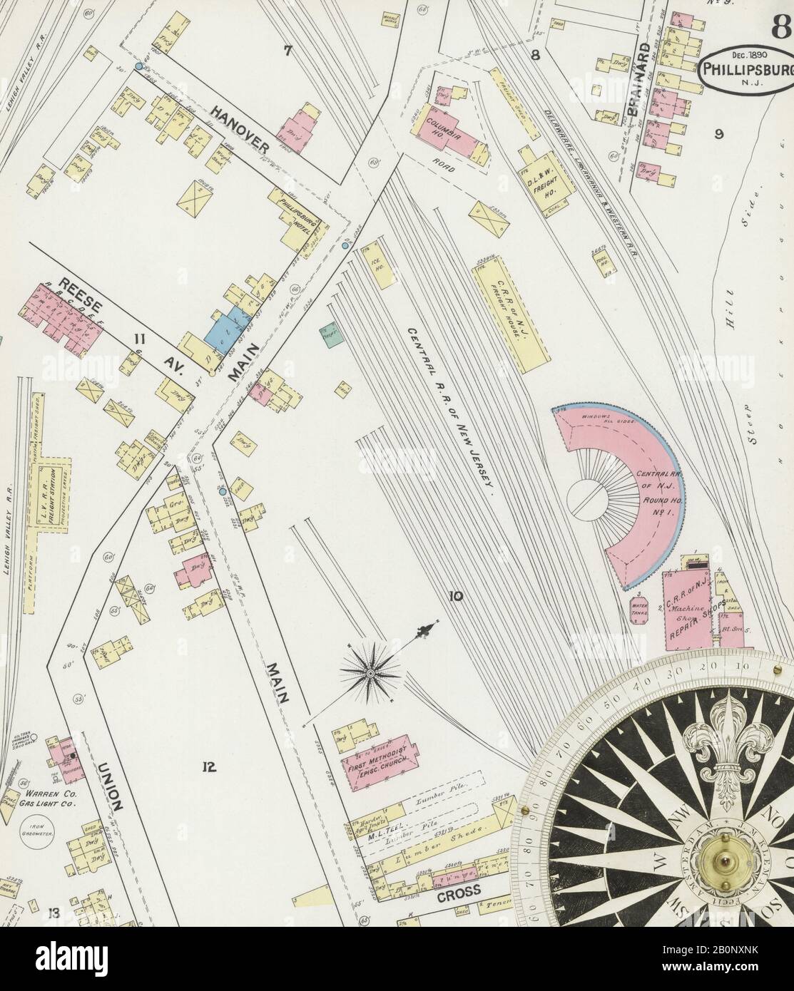 Map of phillipsburg hires stock photography and images Alamy