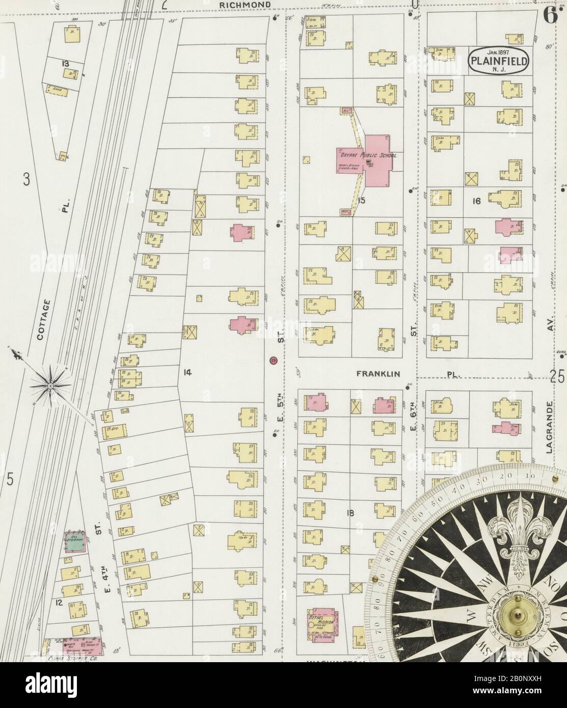 Image 6 of Sanborn Fire Insurance Map from Plainfield, Union and