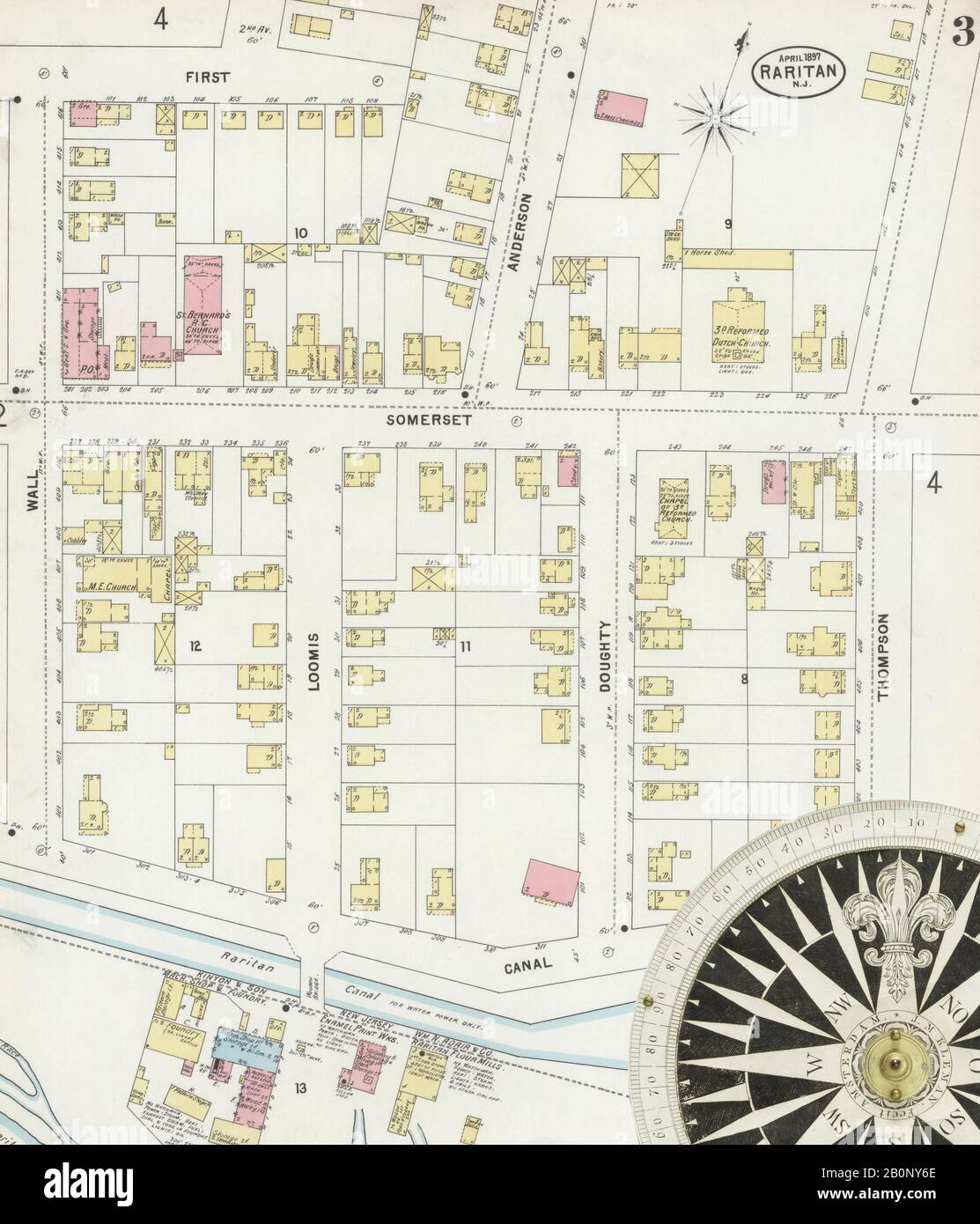 Raritan map hires stock photography and images Alamy