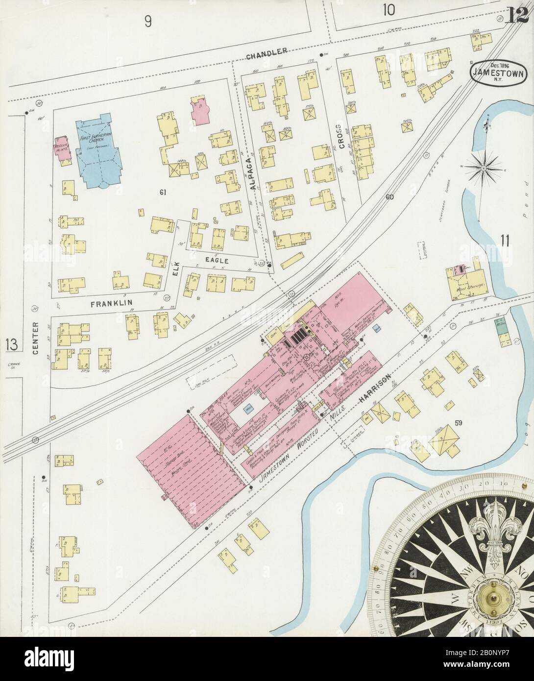 Frewsburg new york map hires stock photography and images Alamy