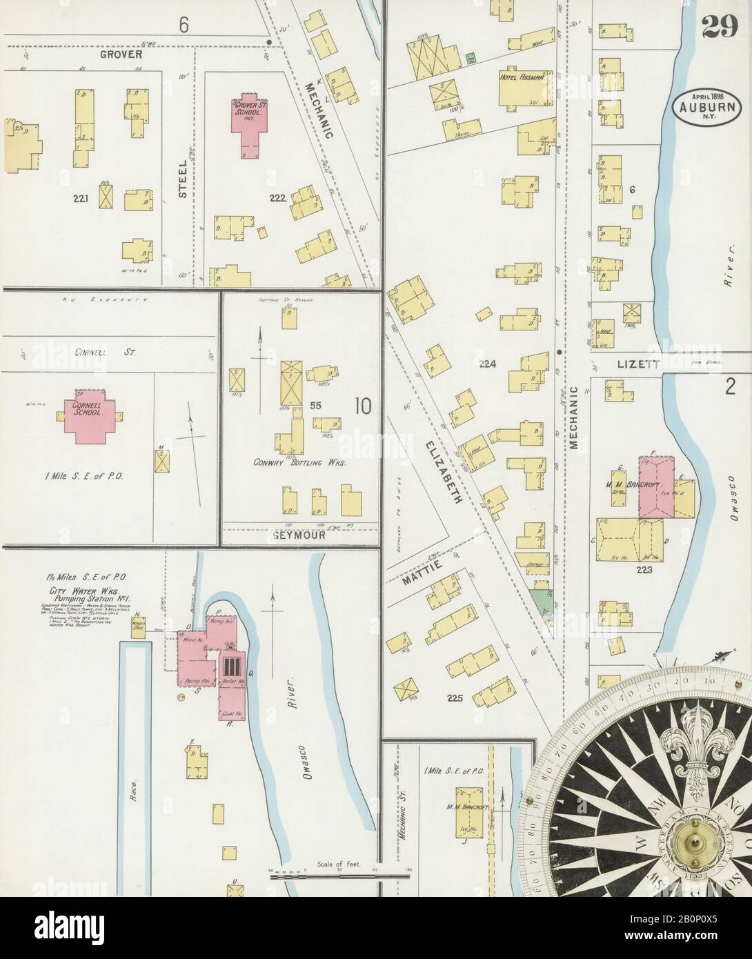 Image 29 of Sanborn Fire Insurance Map from Auburn, Cayuga County, New