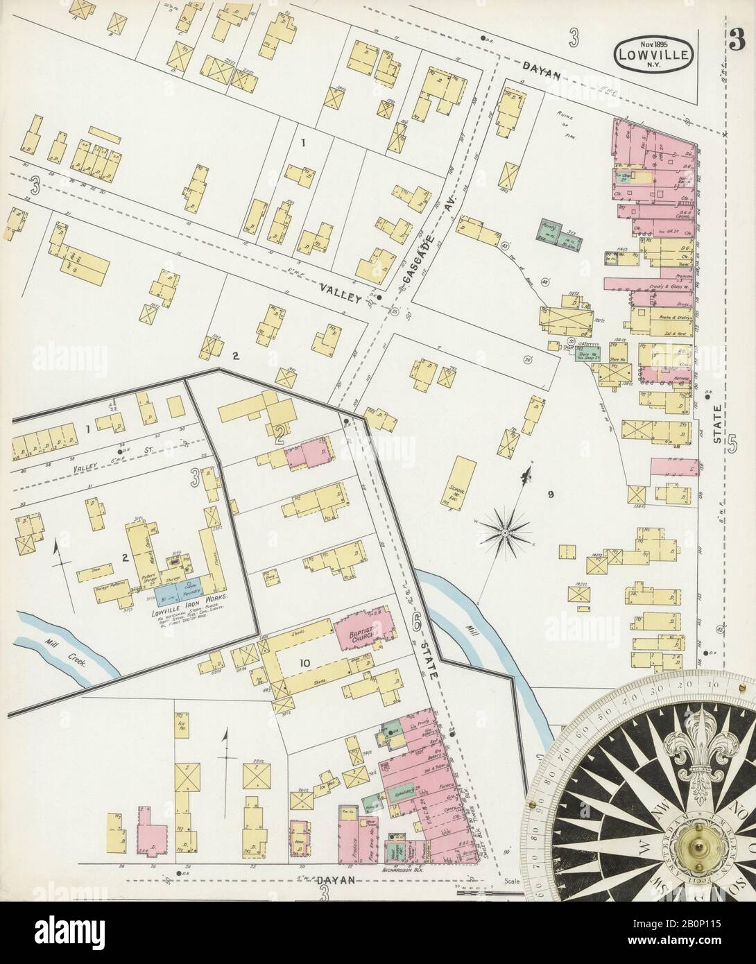 Map of lowville hires stock photography and images Alamy