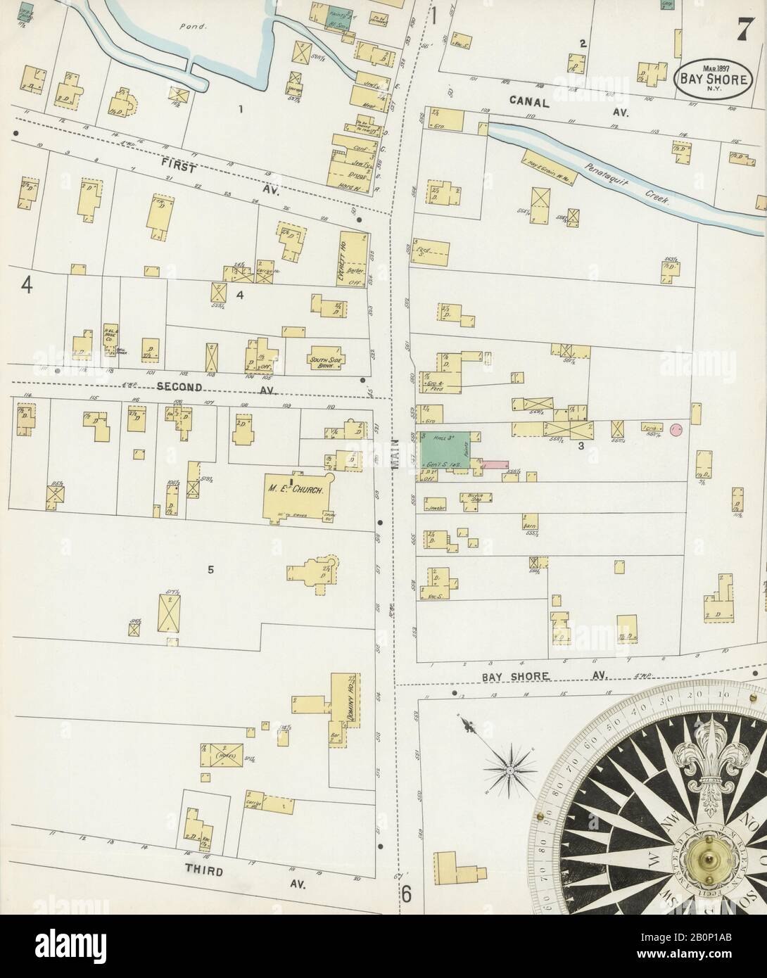 Map of bay shore new york hires stock photography and images Alamy