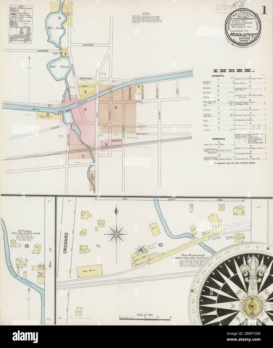 Map of middleport hires stock photography and images Alamy