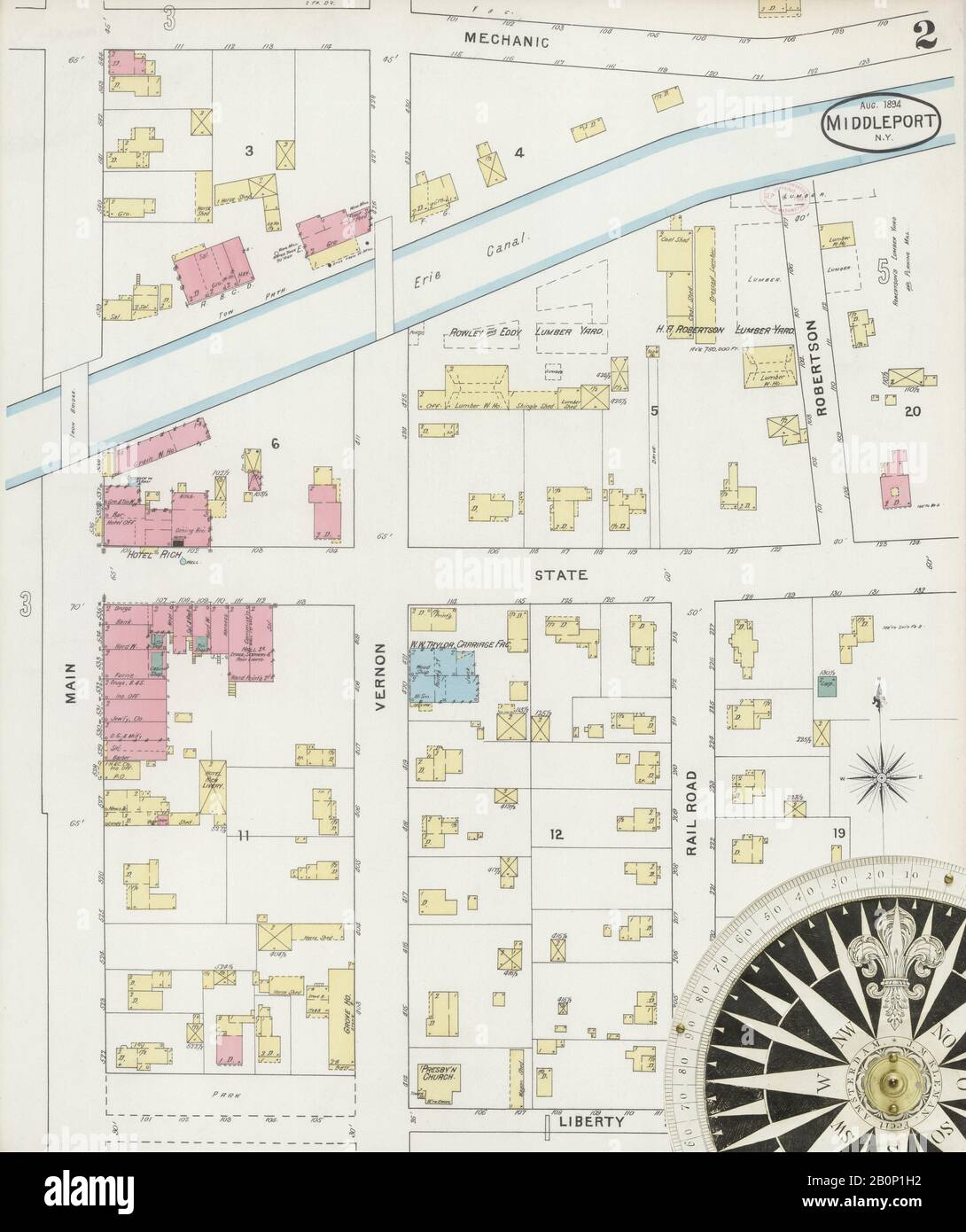 Map of middleport hires stock photography and images Alamy