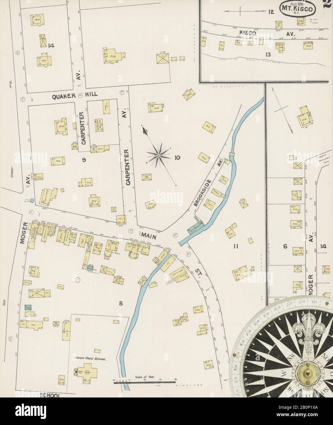 Map of mount kisco hires stock photography and images Alamy